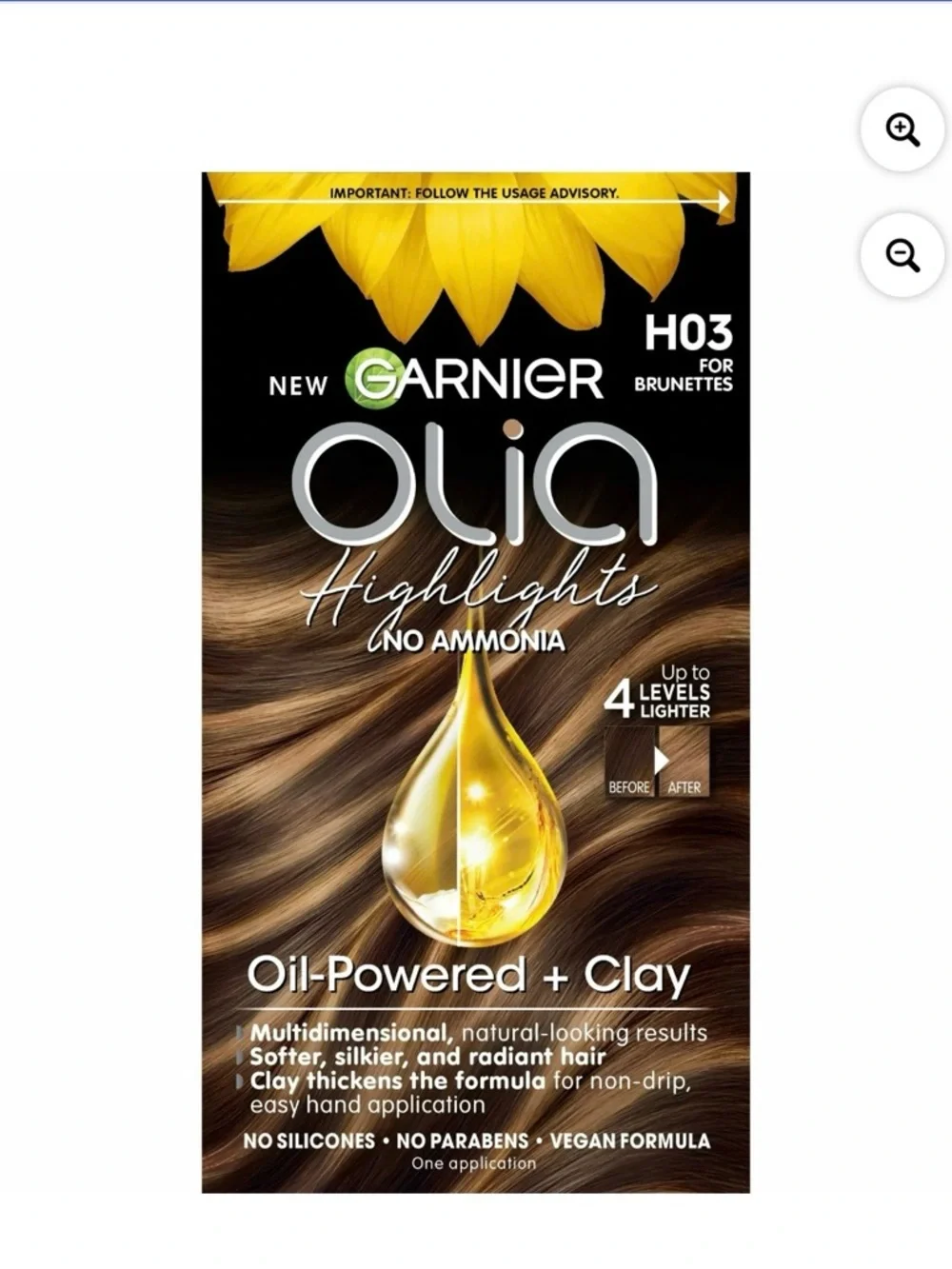 NEW Garnier Olia Hair Highlights Kit with No Ammonia 3 new boxes
